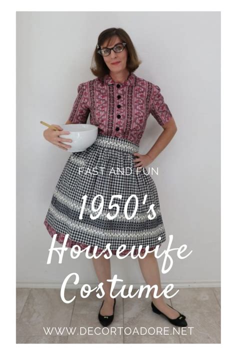 diy housewife costume